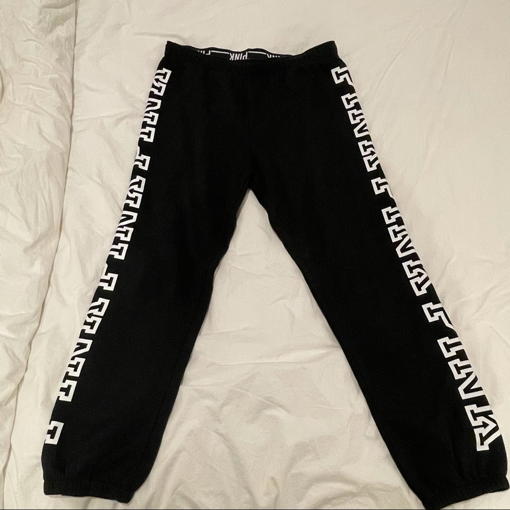PINK by Victoria’s Secret Black Sweatpants Joggers